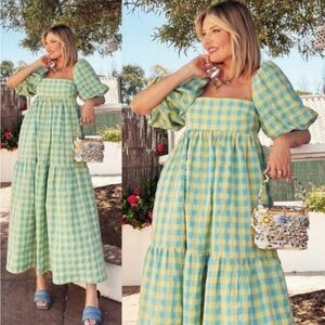 Zara Gingham Checkered Sundress